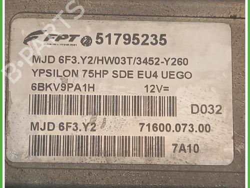 Engine control unit (ECU) LANCIA YPSILON (843_) 1.3 D Multijet (843.AXF11, 843.AXF1A, 843.AXM11,... | BP29629577M57 