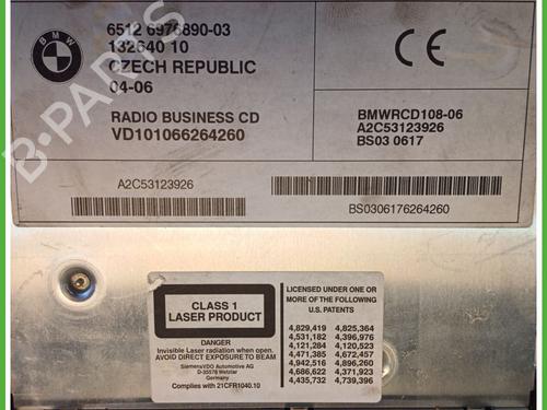 Radio MINI MINI Convertible (R52) Cooper | BP27566737E6 