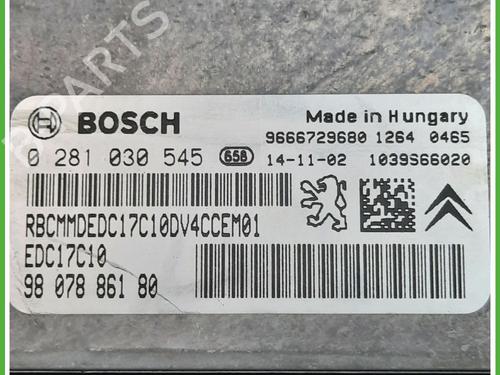 Engine control unit (ECU) PEUGEOT 208 I (CA_, CC_) 1.4 HDi | BP15369629M57 