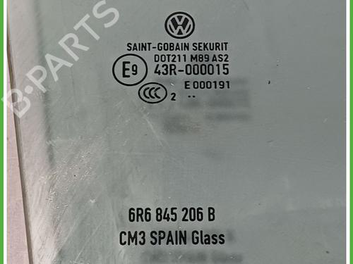 Rear right door window VW POLO V (6R1, 6C1) 1.4 (6R1) | BP24607937C21 