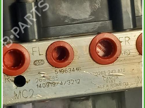 ABS pump FIAT PUNTO (199_) 1.3 D Multijet | BP30483206M43 