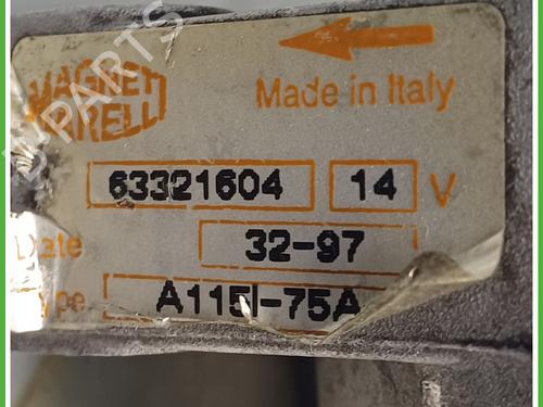 Alternator FIAT PUNTO (176_) 75 1.2 | BP25784582M7 