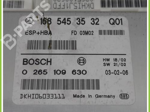 Control unit MERCEDES-BENZ A-CLASS (W168) A 140 (168.031, 168.131) | BP11368544M11 