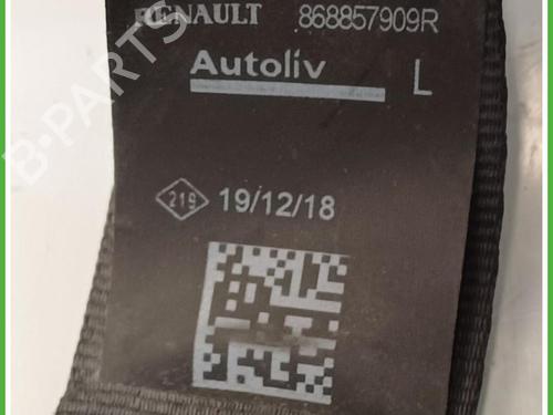 Rear left seatbelt DACIA SANDERO II 1.0 SCe 75 (B8JC, B8JD, B8NC) | BP40144796I29 - Image 5
