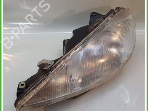Used Left headlight PEUGEOT 206 Hatchback (2A/C) 1.4 i (75 hp) 17039038