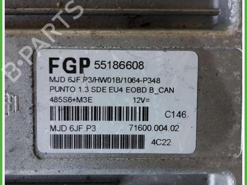 Engine control unit (ECU) FIAT GRANDE PUNTO (199_) 1.2 | BP40130276M57 - Image 2