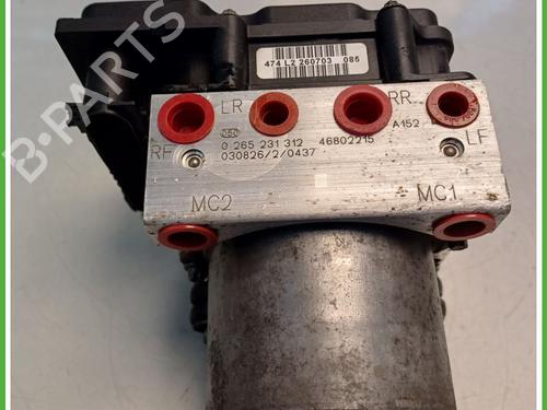 Used ABS pump FIAT PANDA (169_) 1.2 (169.AXB11, 169.AXB1A) (60 hp) 25986232