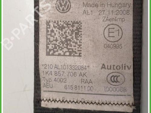 Front right seatbelt VW GOLF VI (5K1) 2.0 TDI | BP40143153I25 - Image 6