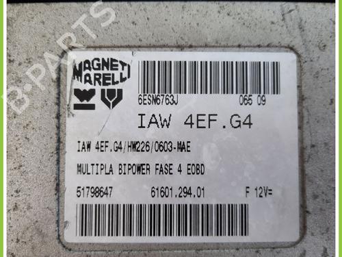 Engine control unit (ECU) FIAT MULTIPLA (186_) 1.6 16V Bipower (186AXC1A) | BP13319306M57 