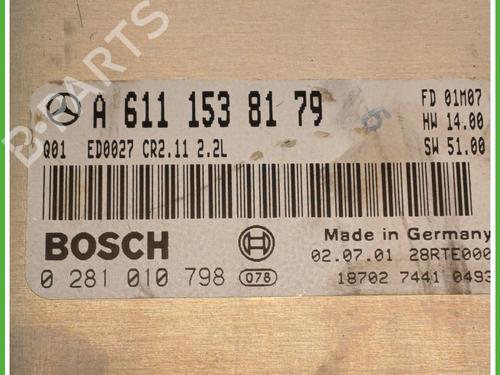 Engine control unit (ECU) MERCEDES-BENZ C-CLASS (W203) C 220 CDI (203.006, 203.008) | BP26688360M57 