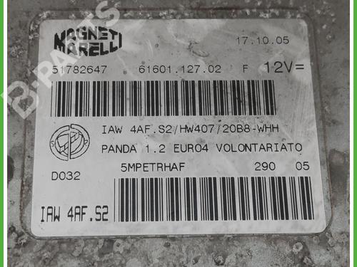 Engine control unit (ECU) FIAT PANDA (169_) 1.2 (169.AXB11, 169.AXB1A) | BP11825779M57 