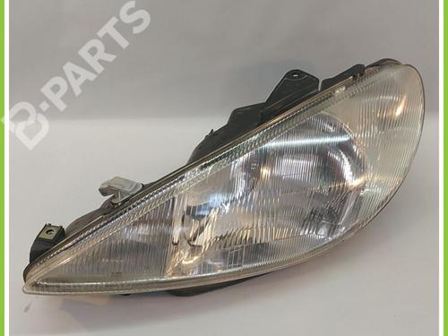 Used Left headlight PEUGEOT 206 Hatchback (2A/C) 1.4 i (75 hp) 11720687
