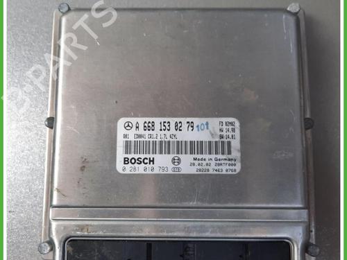 Used Engine control unit (ECU) Engine control unit (ECU) MERCEDES-BENZ A-CLASS (W168) A 170 CDI (168.009, 168.109) (95 hp) 40131104 40131104