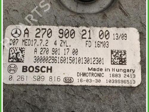 Engine control unit (ECU) MERCEDES-BENZ A-CLASS (W176) A 180 (176.042) | BP40148723M57 - Image 3