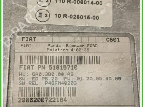 Engine control unit (ECU) FIAT PANDA (169_) 1.2 Natural Power (169.AXB1A) | BP28056090M57 