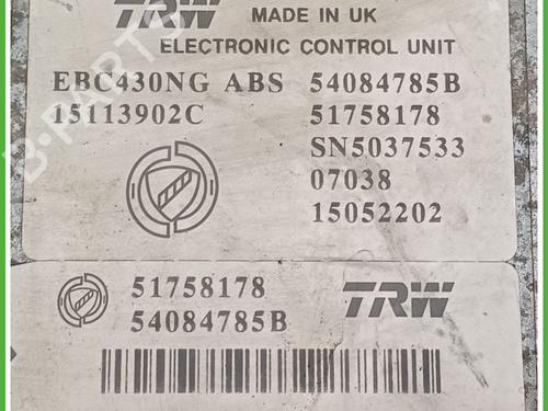 ABS pump LANCIA YPSILON (843_) 1.2 (843.AXA1A) | BP16405351M43 