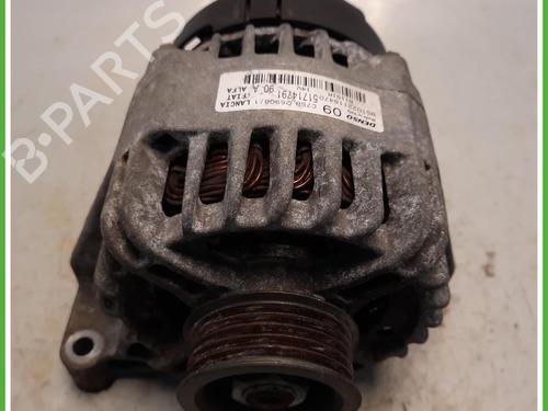 Used Alternator Alternator LANCIA MUSA (350_) 1.4 (350.AXA11, 350.AXA1A) (95 hp) 40073052 40073052