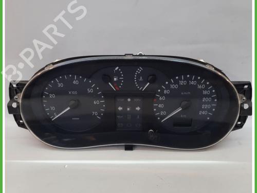 Used Instrument cluster RENAULT CLIO II (BB_, CB_) 1.2 (BB0A, BB0F, BB10, BB1K, BB28, BB2D, BB2H, CB0A,... (58 hp) 27409982