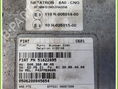 Engine control unit (ECU) FIAT PUNTO (188_) 1.2 Bifuel | BP13413358M57 