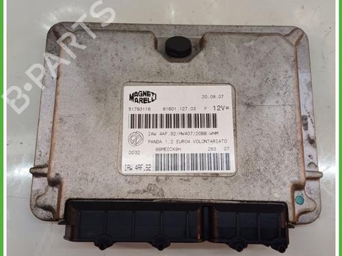 Used Engine control unit (ECU) FIAT PANDA (169_) 1.2 (169.AXB11, 169.AXB1A) (60 hp) 16074104