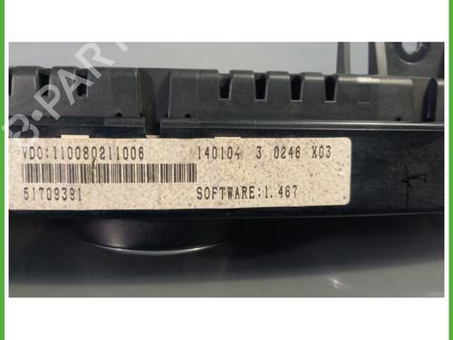 Kombiinstrument LANCIA YPSILON (843_) 1.3 JTD (843.AXD11, 843.AXD1A) | BP30271524C47 