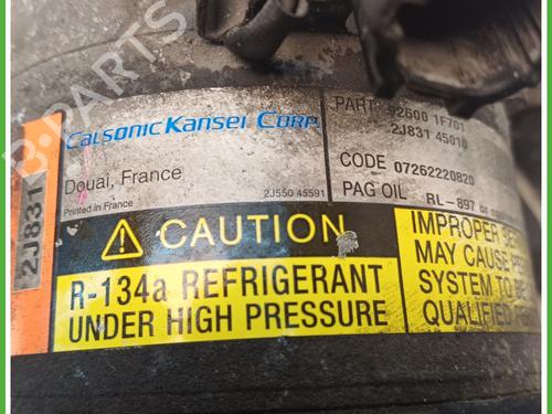 AC compressor NISSAN MICRA II (K11) 1.0 i 16V | BP21605788M34 