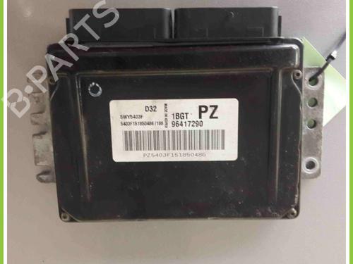 Used Engine control unit (ECU) CHEVROLET MATIZ (M200, M250) 0.8 (52 hp) 13385741