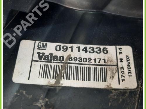 Left taillight OPEL CORSA C (X01) 1.2 (F08, F68) | BP11721371C34 