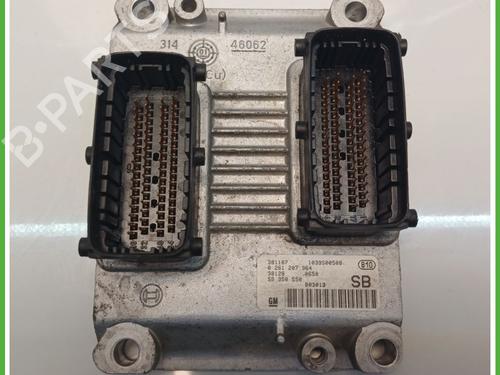 Computer motormanagement OPEL AGILA (A) (H00) 1.2 16V (F68) (75 hp) 28056059