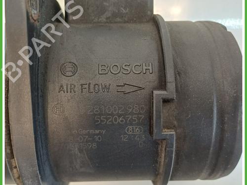 Mass air flow sensor FIAT GRANDE PUNTO (199_) 1.3 D Multijet (199.AXD11, 199.AXD1A, 199.AXD1B,... | BP29764067M95 