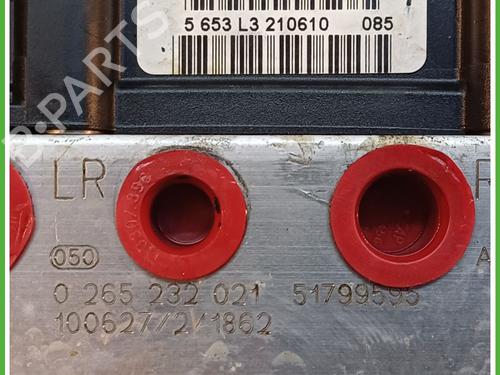 ABS pump FIAT PANDA (169_) 1.2 (169.AXB11, 169.AXB1A) | BP16102646M43 