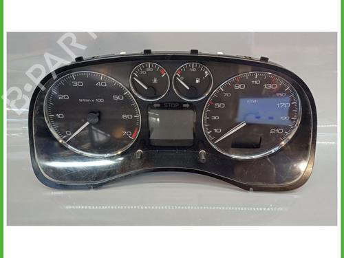 Used Instrument cluster PEUGEOT 307 (3A/C) 1.4 16V (88 hp) 17455929