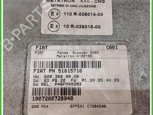 Engine control unit (ECU) FIAT PANDA (169_) 1.2 Natural Power (169.AXB1A) | BP40139653M57 - Image 2