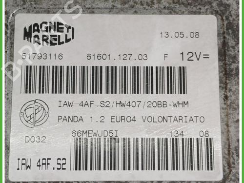 Engine control unit (ECU) FIAT PANDA (169_) 1.2 (169.AXB11, 169.AXB1A) | BP19092619M57 