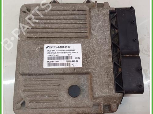 Used Engine control unit (ECU) LANCIA MUSA (350_) 1.3 D Multijet (350.AXG11, 350.AXG1A) (90 hp) 15607916