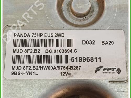 Engine control unit (ECU) FIAT PANDA (169_) 1.3 D Multijet (169AXG1A, 169AXD1A) | BP17645078M57 
