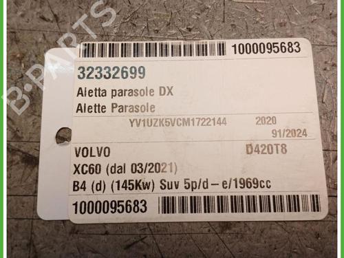 Right sun visor VOLVO XC60 II (246) B4 Mild-Hybrid | BP40143209I2 - Image 7