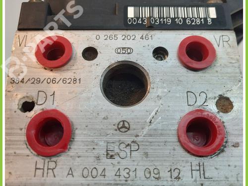 ABS pump MERCEDES-BENZ VANEO (414) 1.7 CDI (414.700) | BP11367965M43 