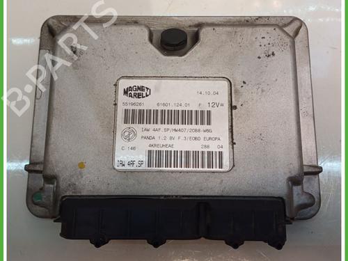 Used Engine control unit (ECU) FIAT PANDA (169_) 1.2 (169.AXB11, 169.AXB1A) (60 hp) 22544792