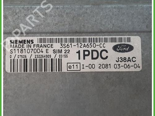 Engine control unit (ECU) FORD FIESTA V (JH_, JD_) 1.25 16V | BP12214124M57 