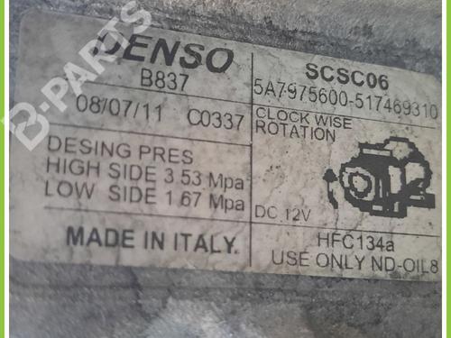AC compressor LANCIA YPSILON (843_) 1.3 D Multijet (843.AXF11, 843.AXF1A, 843.AXM11,... | BP11370066M34 