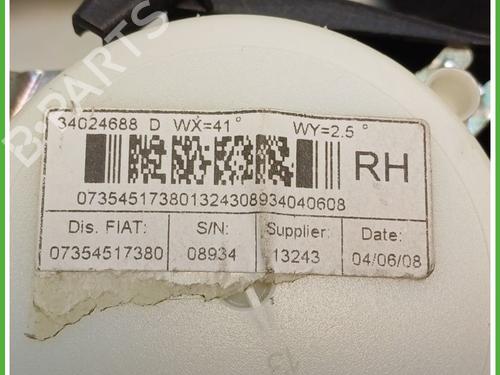 Rear right belt tensioner FIAT 500 (312_) 1.3 D Multijet (312AXB1A) | BP22440953C90 