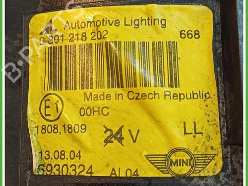 Left headlight MINI MINI (R50, R53) One | BP40137639C28 - Image 3