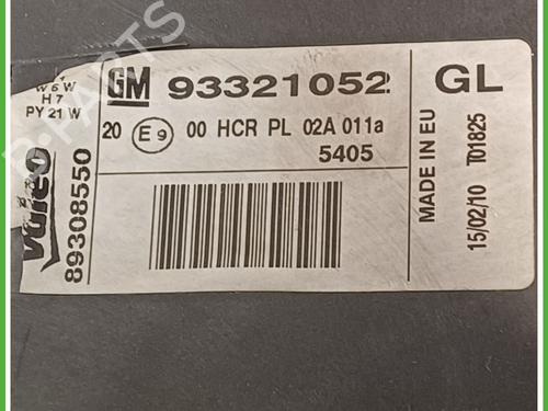 Venstre forlygte OPEL MERIVA A MPV (X03) 1.4 16V Twinport LPG (E75) | BP26447632C28 