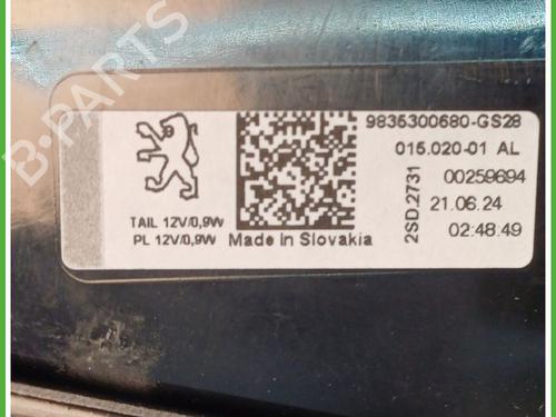 Left taillight PEUGEOT 308 SW III (FC_, FJ_, FR_, F4_, FN_) PureTech 130 (FRHNSL, FRHNST) | BP26902351C34 