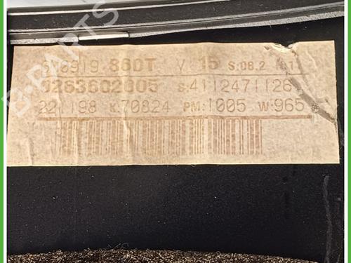 Instrument cluster VW POLO III (6N1) 60 1.4 | BP23129920C47 