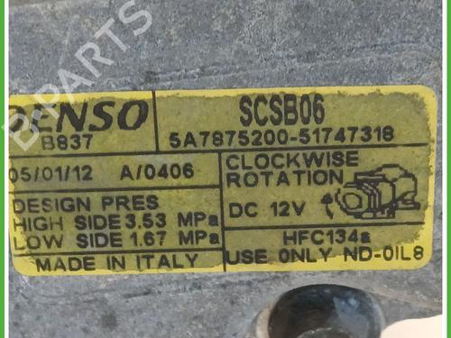 AC compressor FIAT IDEA (350_) 1.4 16V | BP29563842M34 