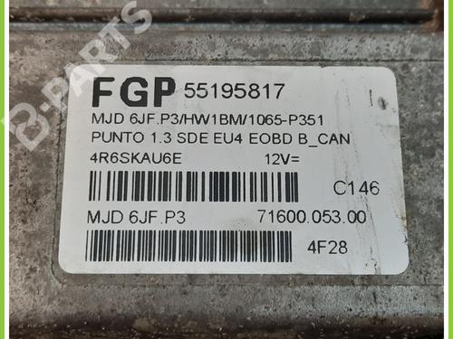Engine control unit (ECU) FIAT PUNTO (188_) 1.3 JTD 16V | BP11367838M57 