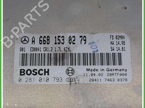 Engine control unit (ECU) OPEL CORSA C Hatchback Van (X01) 1.7 DI 16V (F08, W5L) | BP40132081M57 - Image 2