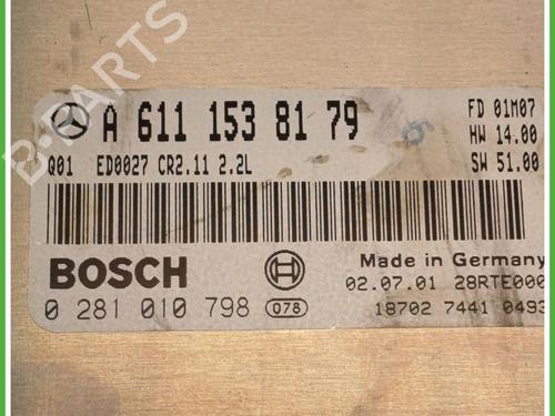Engine control unit (ECU) MERCEDES-BENZ C-CLASS (W203) C 220 CDI (203.006, 203.008) | BP40145850M57 - Image 3